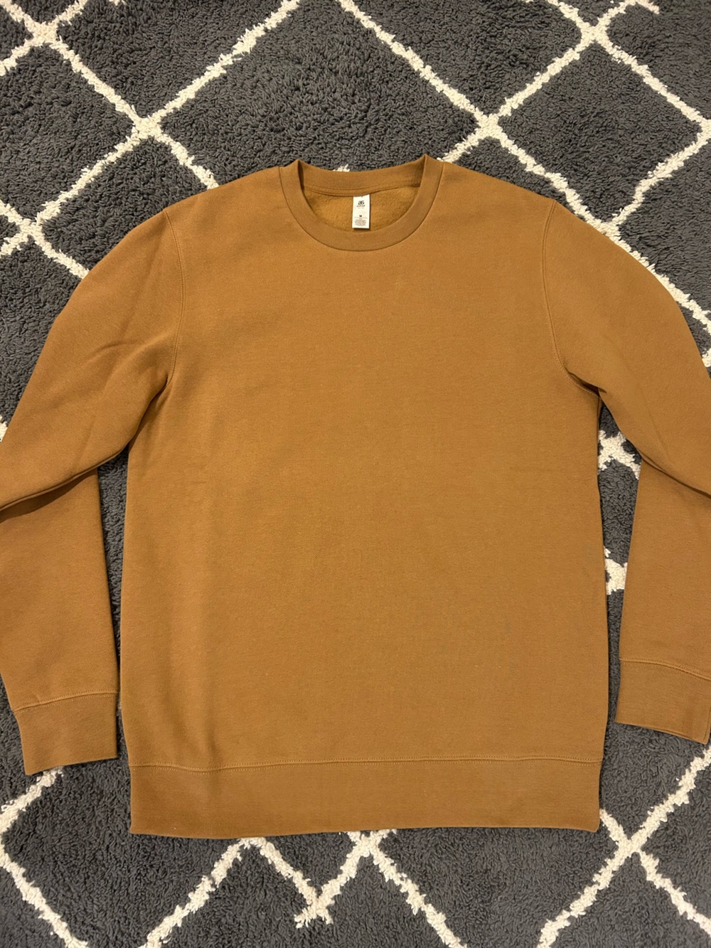 AS Colour Classic Crewneck Sweatshirt - Camel - SIZE MEDIUM (men’s)